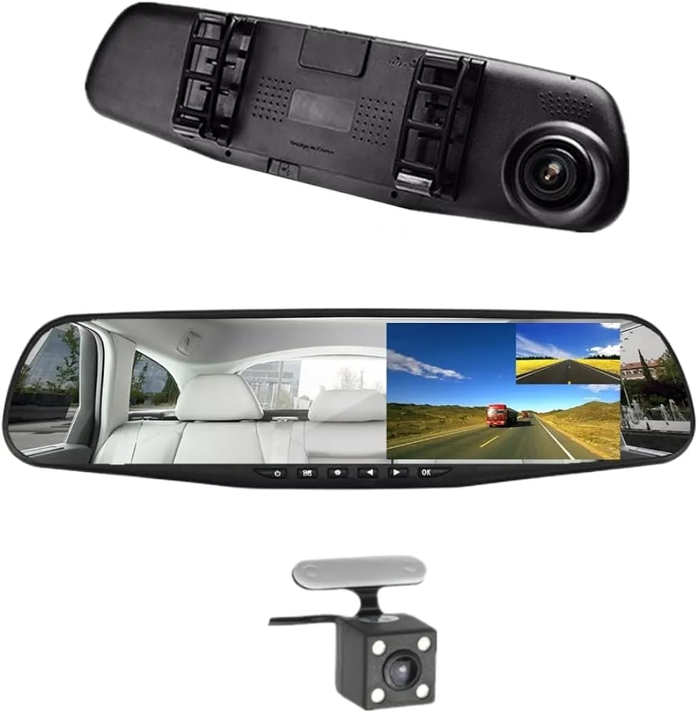 ESPEJO RETROVISOR INTELIGENTE 4 EN 1