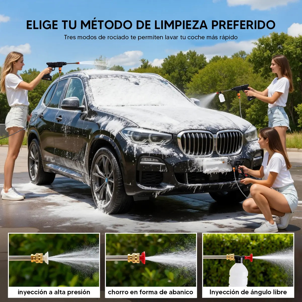 HIDROLAVADORA DE ALTA PRESIÓN + MINI ASPIRADORA DE REGALO 🚿 🎁